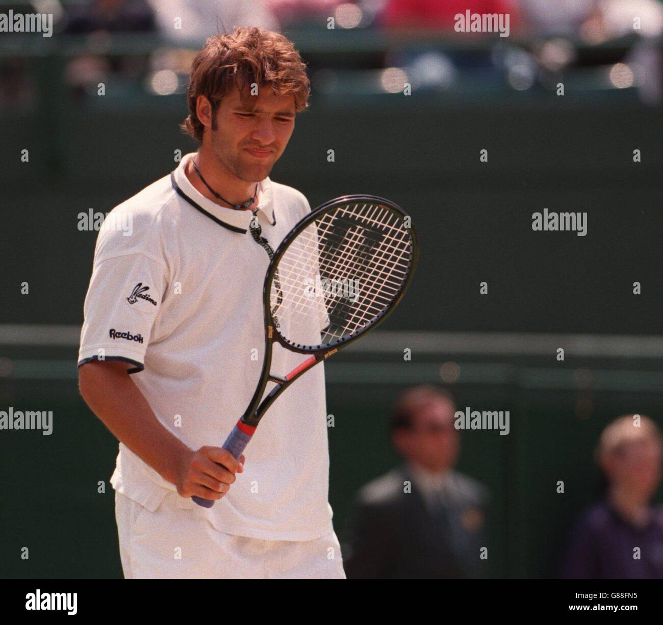 Tennis - Wimbledon Championship. Daniel Elsner Foto stock - Alamy