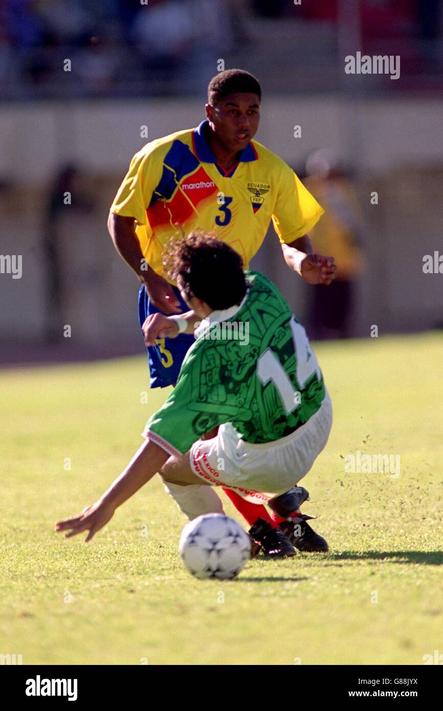 Calcio - Copa America, Messico / Equador. Ulises de la Cruz, Equador Foto Stock