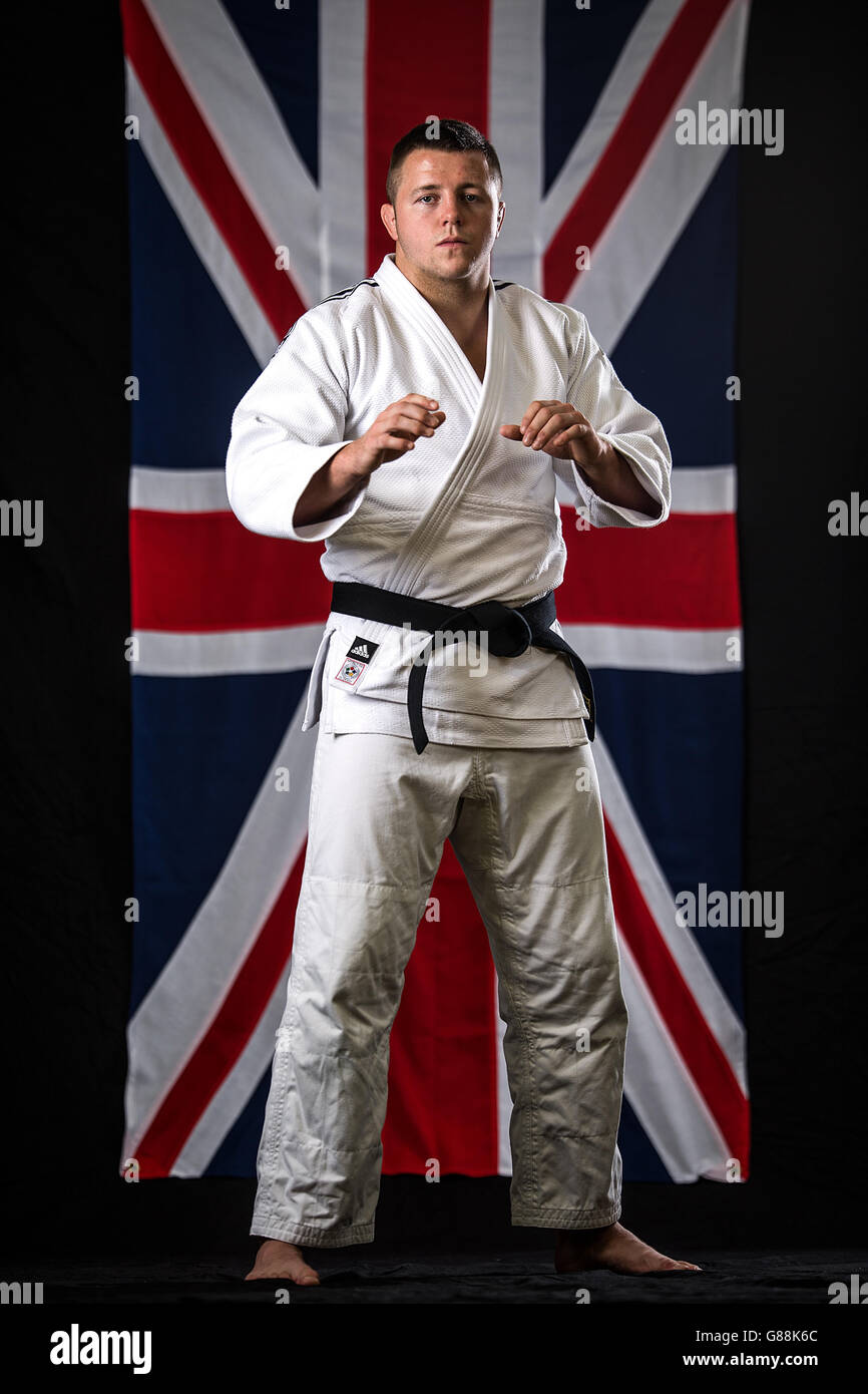 Il judo - British Judo Team annuncio - Centro di eccellenza - Università di Wolverhampton Foto Stock