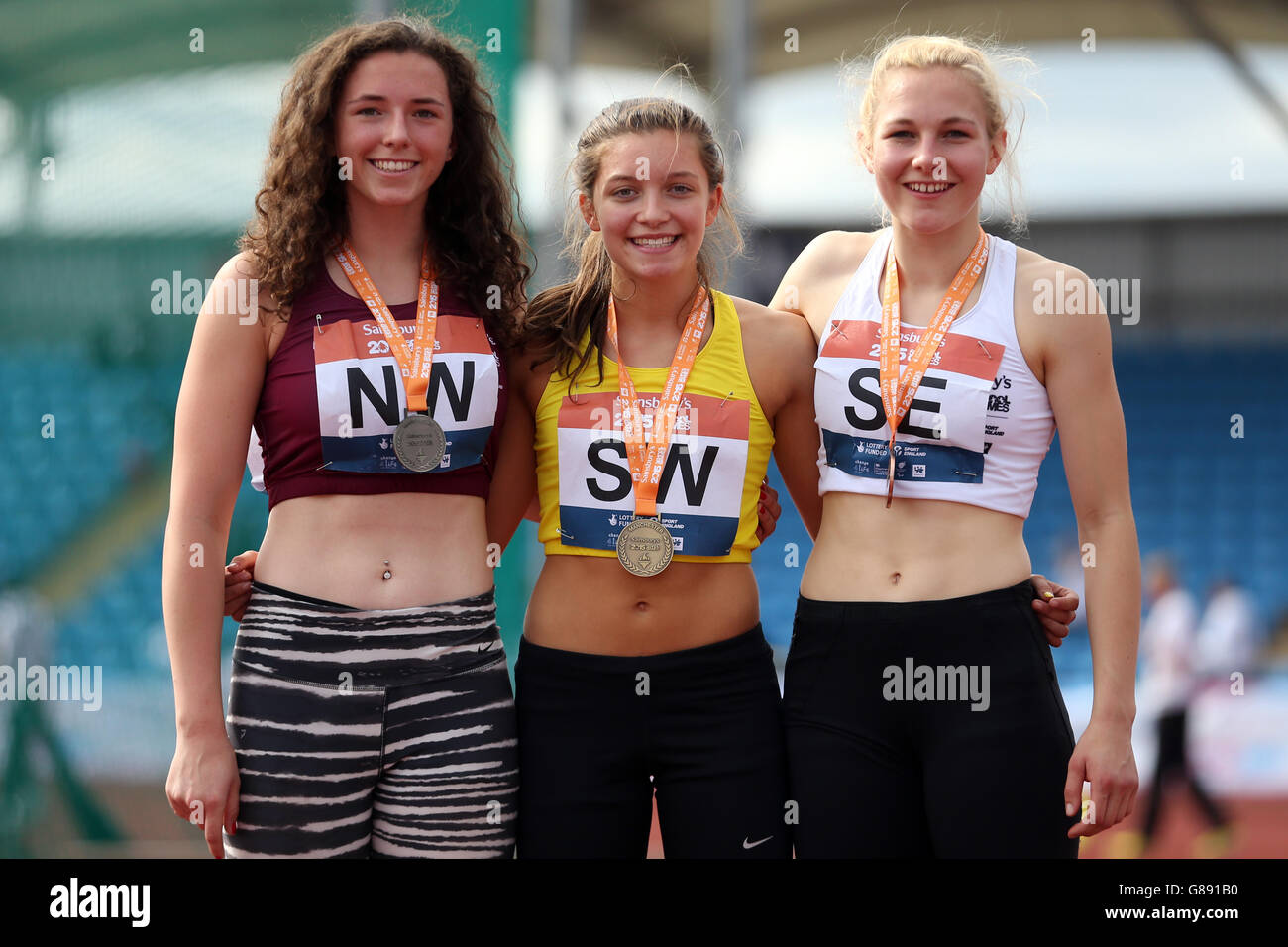 Sport - Sainsbury's 2015 School Games - Giorno 2 - Manchester Foto Stock