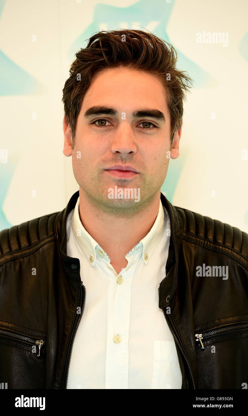 Charlie Simpson arriva per il lancio della stagione UKTV Live alla Phillips Gallery di Londra. Foto Stock