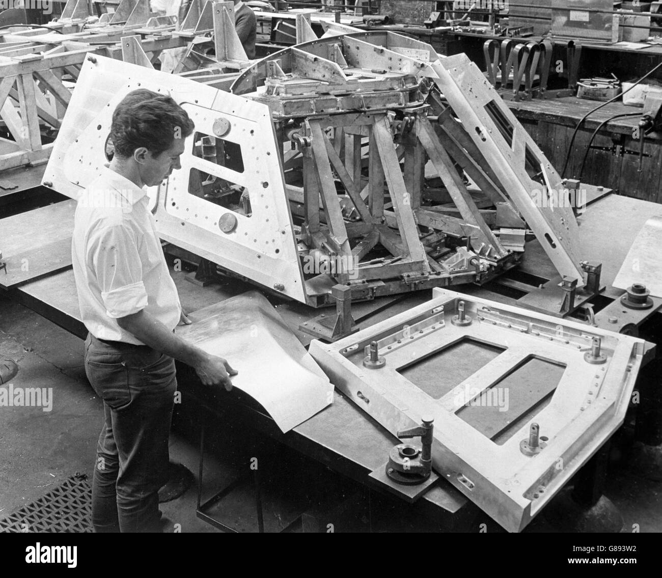 Tecnologia - Concorde prototipo - Weybridge Foto Stock