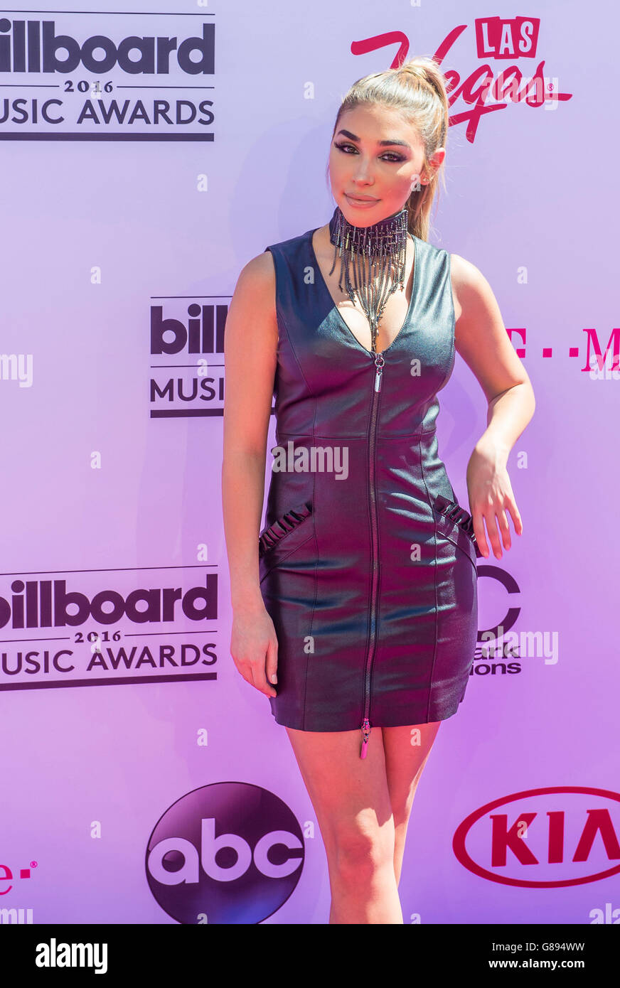 Modello Chantel Jeffries assiste il 2016 Billboard Music Awards a T-Mobile Arena di Las Vegas Foto Stock