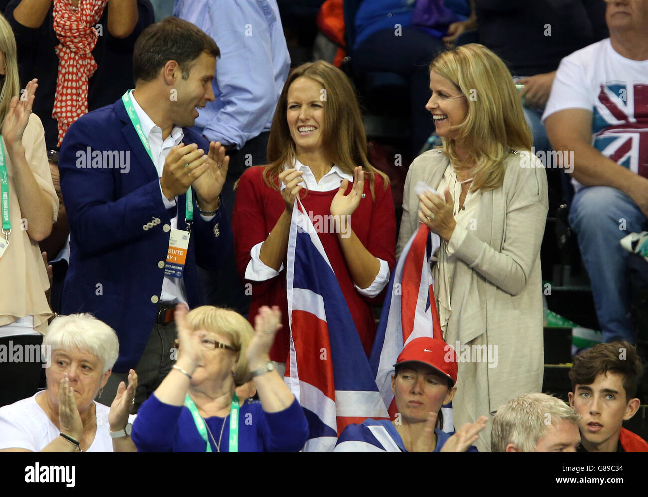 Tennis - Davis Cup - Semifinali - Gran Bretagna v Australia - Giorno 1 - Emirates Arena Foto Stock