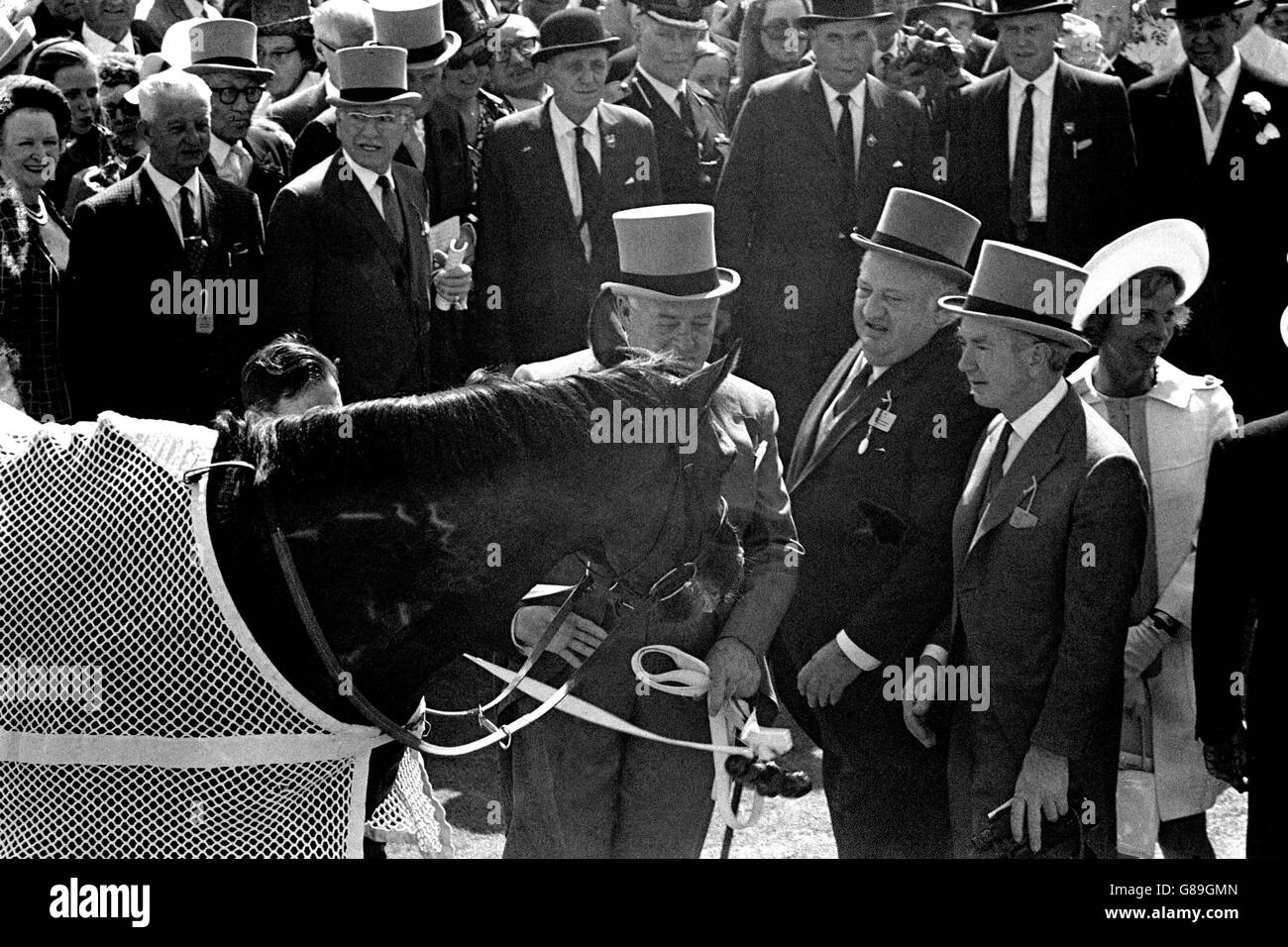 Corse di cavalli - il Derby Stakes - Epsom Foto Stock