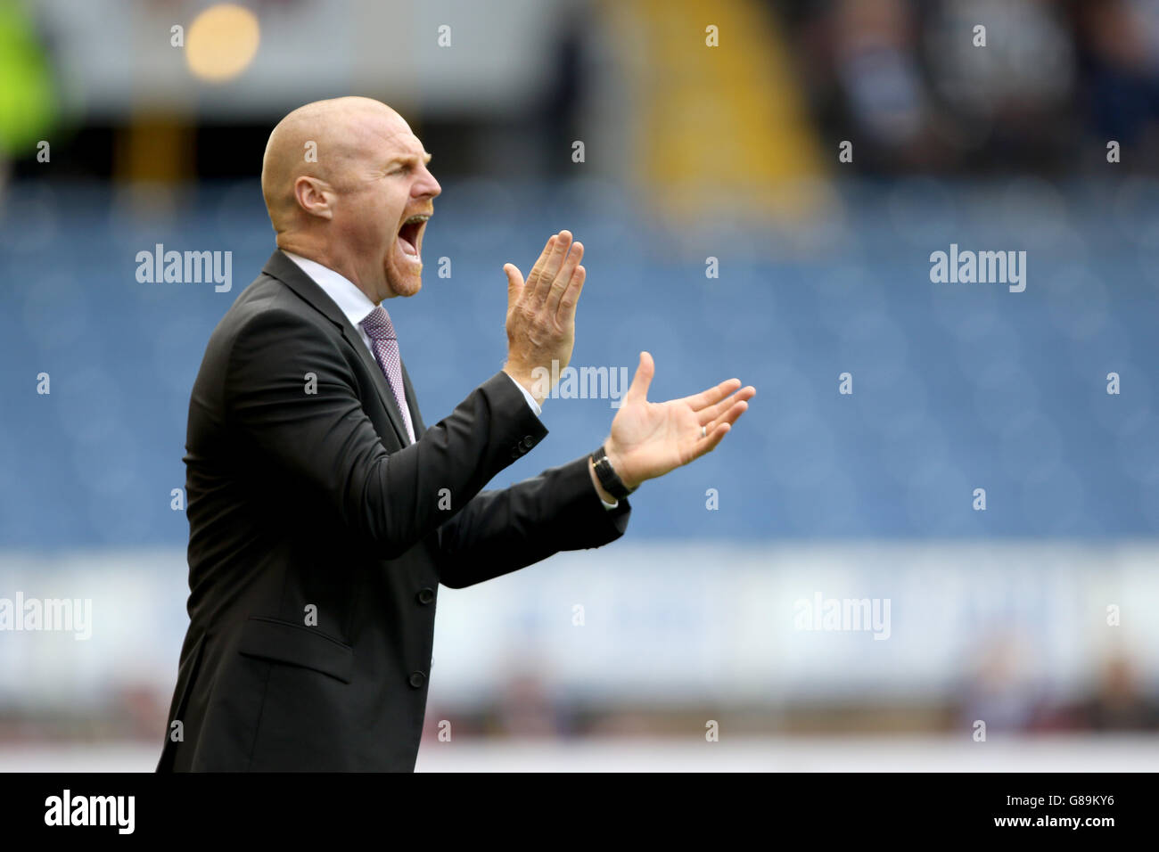 Calcio - Sky Bet Championship - Burnley v Reading - Turf Moor. Sean Dyche, direttore di Burnley Foto Stock