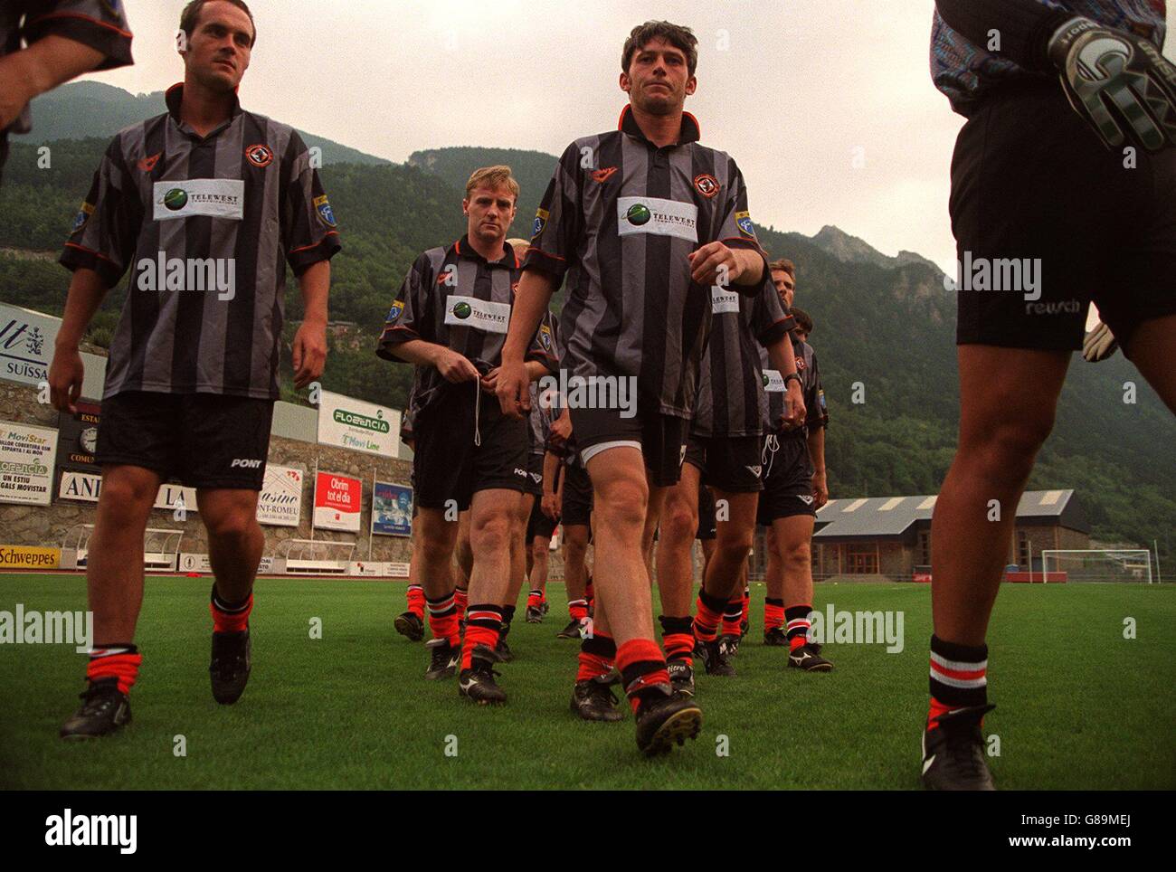Calcio - Dundee Uniti in Andorra. Dundee Uniti Foto Stock