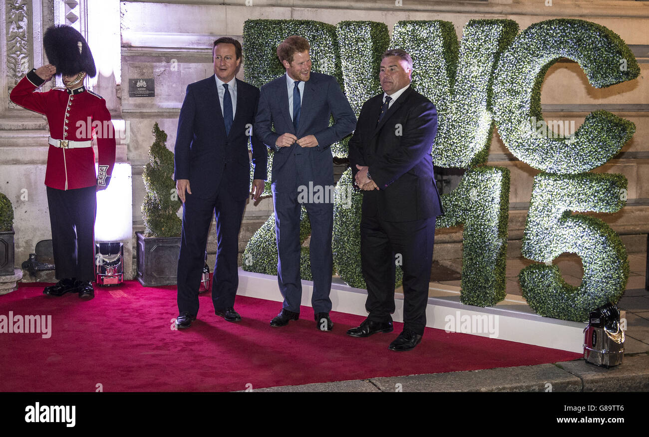 Il Rugby - Coppa del Mondo di Rugby 2015 - Festa di benvenuto - UK Foreign and Commonwealth Office Foto Stock