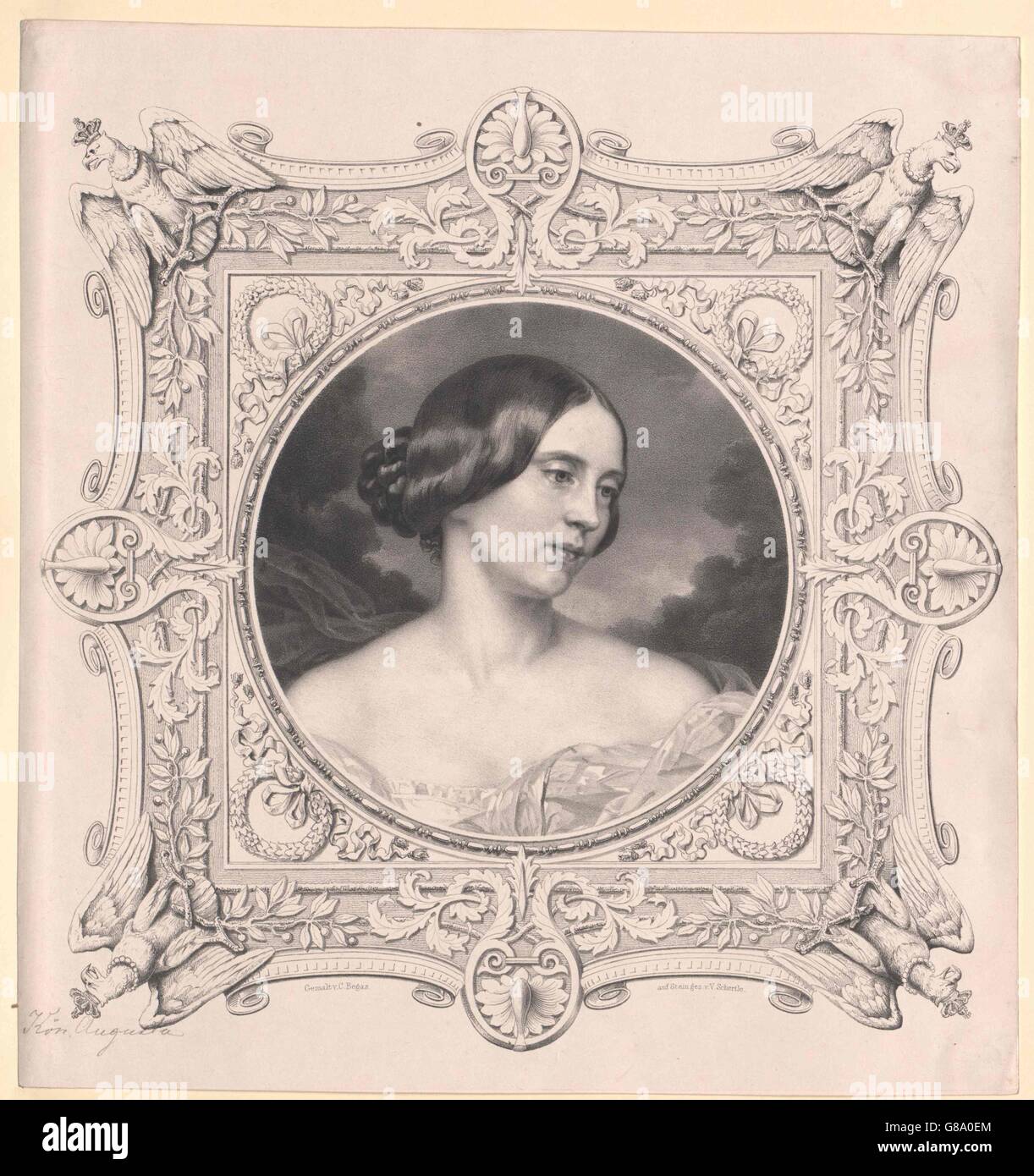 Augusta, Prinzessin von Sachsen-Weimar-Eisenach Foto Stock