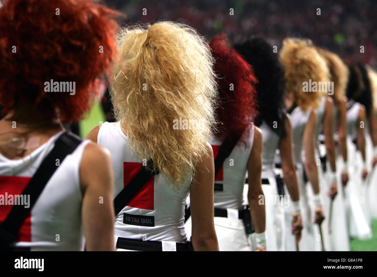 Calcio - UEFA Champions League - finale - AC Milan v Liverpool - Stadio Olimpico Ataturk. Intrattenimento pre-partita Foto Stock