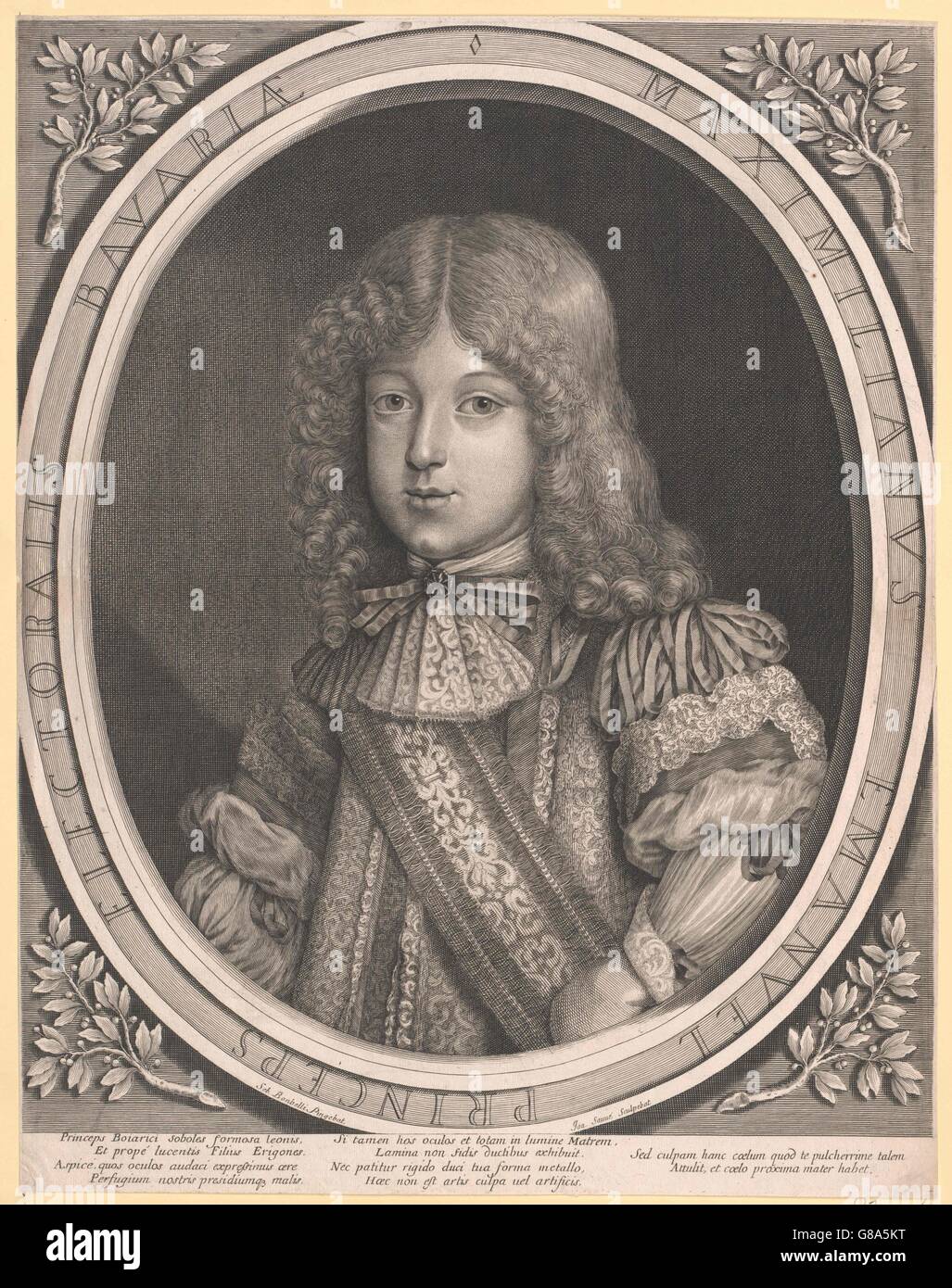 Massimiliano II. Emanuel, Kurfürst von Bayern Foto Stock