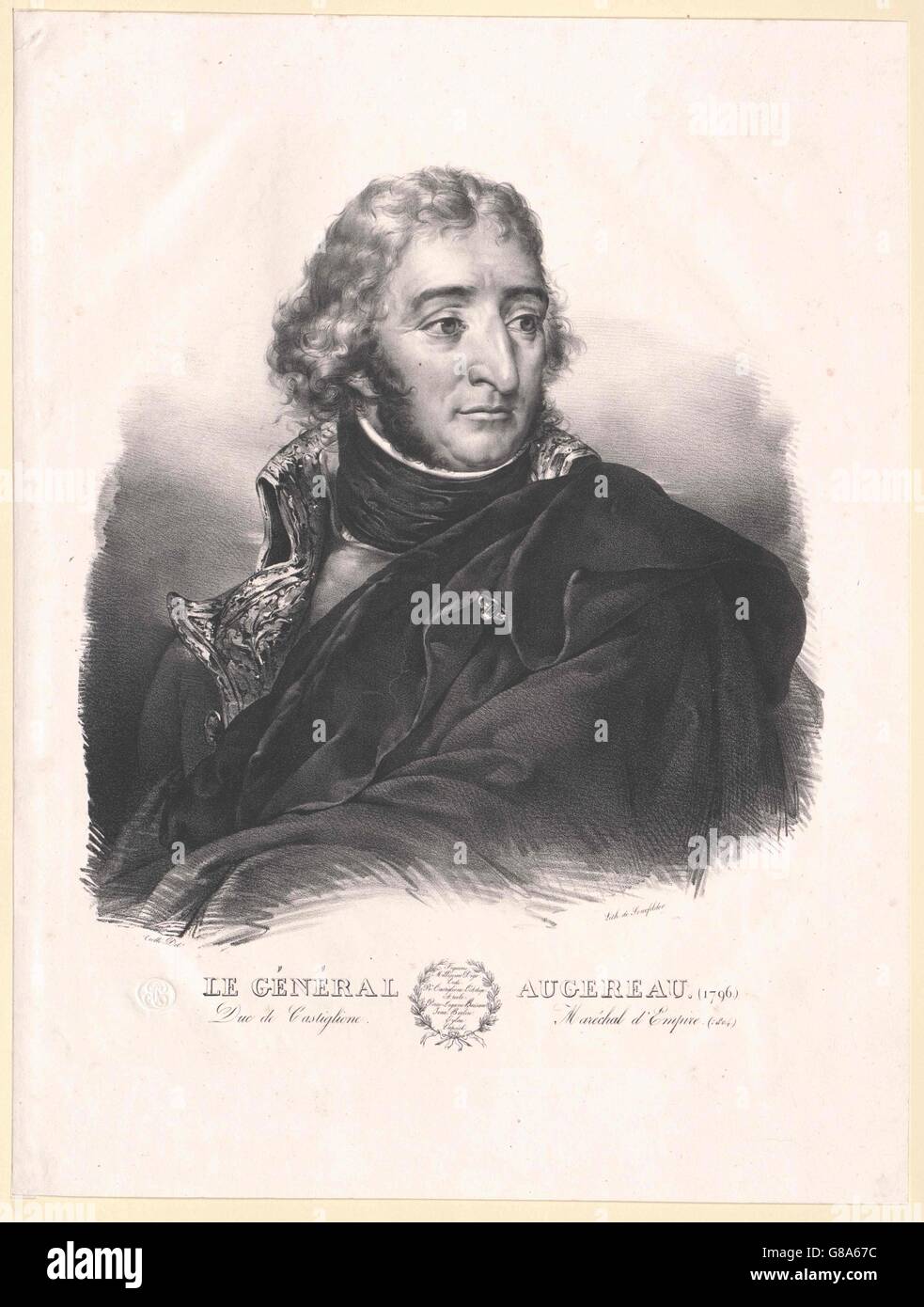 Augereau, Duc de Castiglione, Pierre François Charles Foto Stock