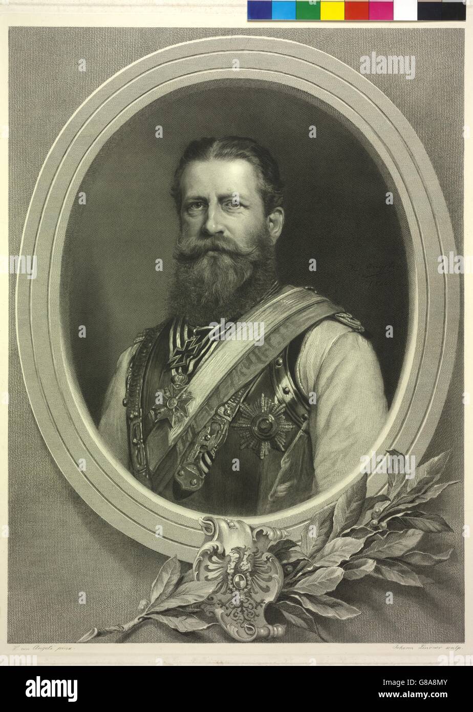 Friedrich III., Deutscher Kaiser und König von Preußen Foto Stock