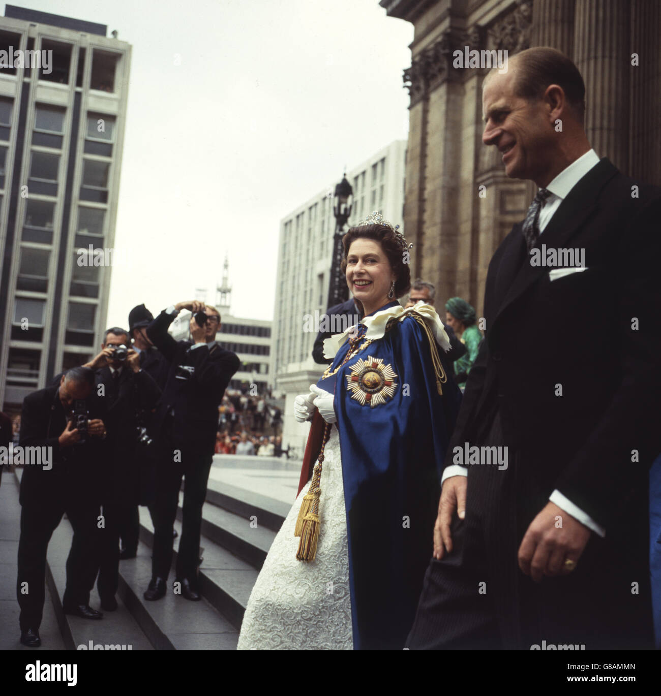 Royalty - centocinquantesimo anniversario dell' Ordine di San Michele e San Giorgio - la Cattedrale di Saint Paul, Londra Foto Stock