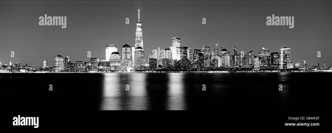 Skyline di New York, Stati Uniti d'America Foto Stock