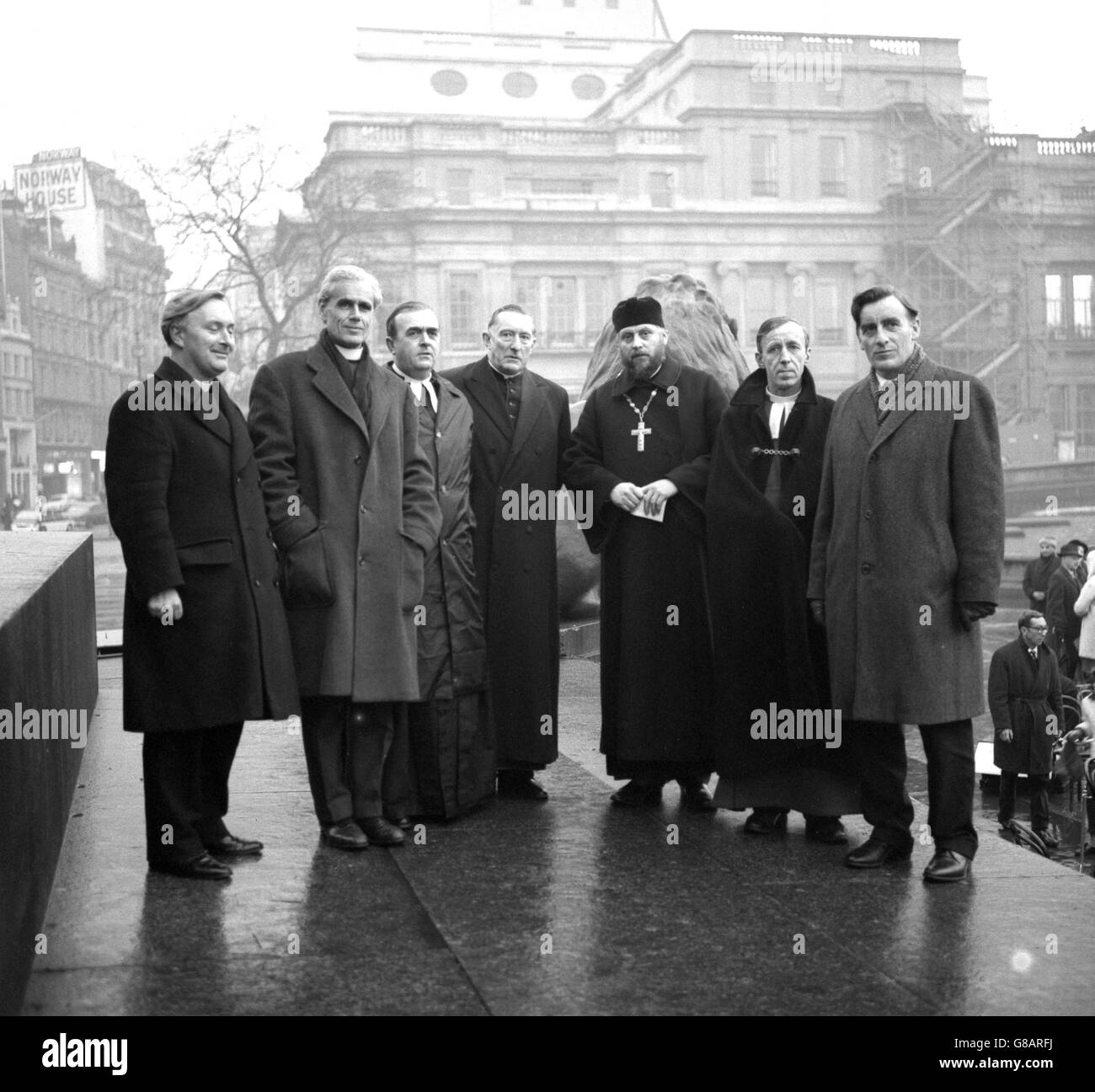 La religione - Rally per l Unità dei Cristiani - Trafalgar Square, Londra Foto Stock