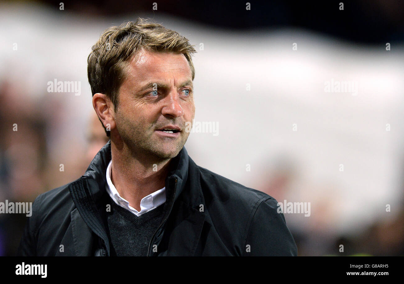 Calcio - Capital One Cup - Third Round - Aston Villa v Birmingham City - Villa Park. Tim Sherwood, manager di Aston Villa Foto Stock