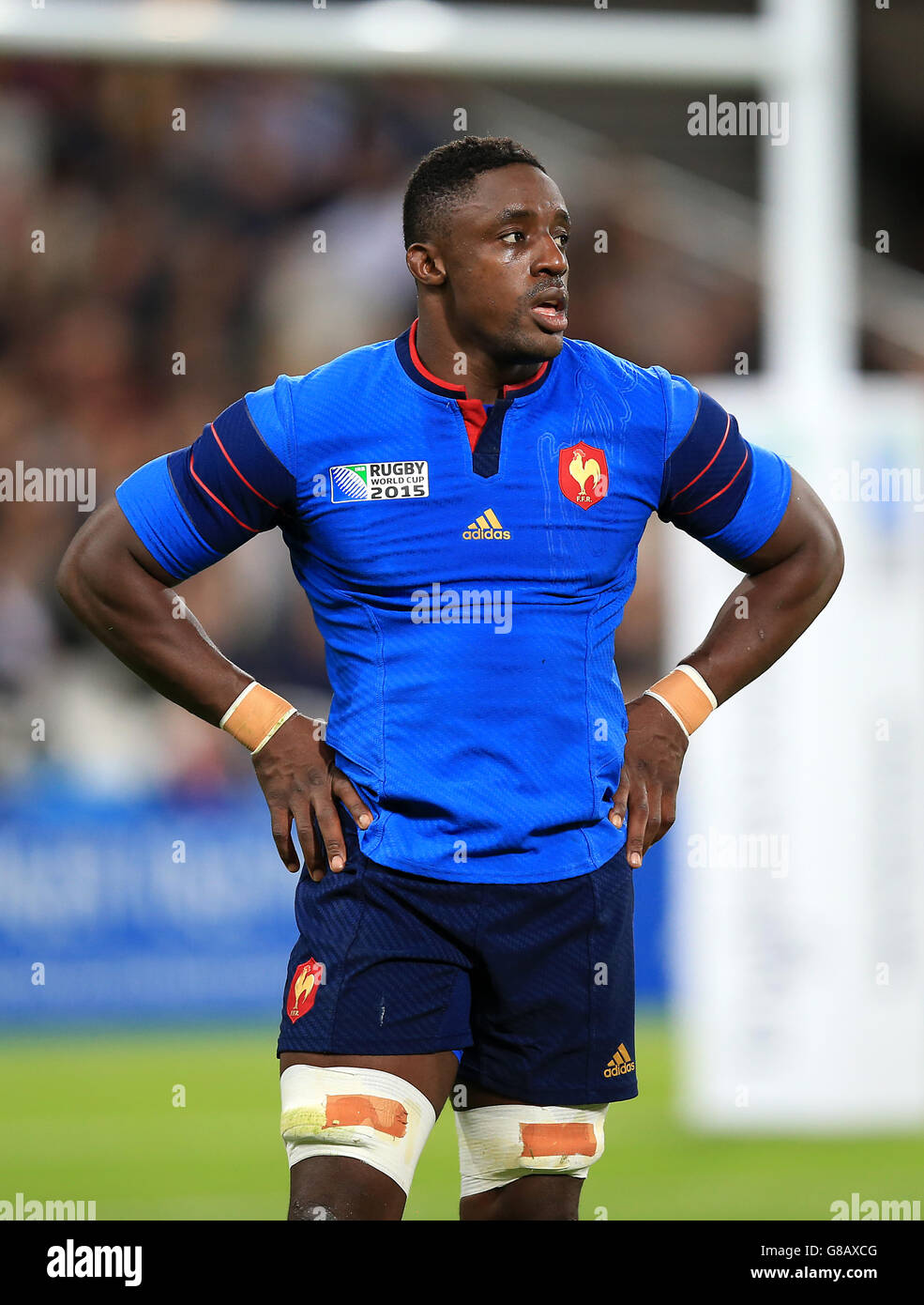 Rugby Union - Coppa del mondo di Rugby 2015 - Pool D - Francia / Romania - Stadio Olimpico. Yannick Nyanga, Francia Foto Stock