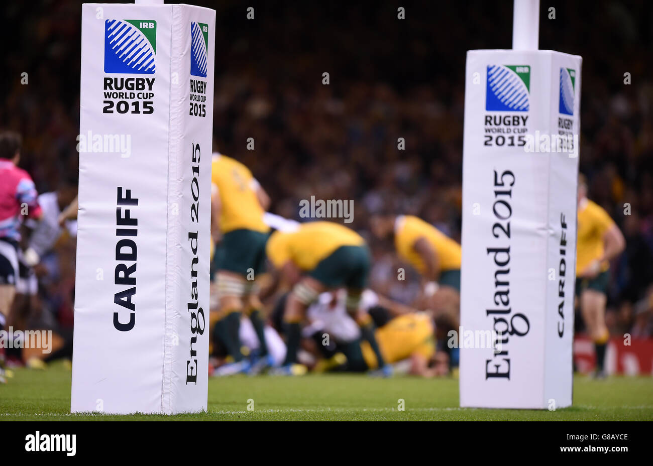 Il Rugby - Coppa del Mondo di Rugby 2015 - Piscina A - v Australia Figi - Millennium Stadium Foto Stock