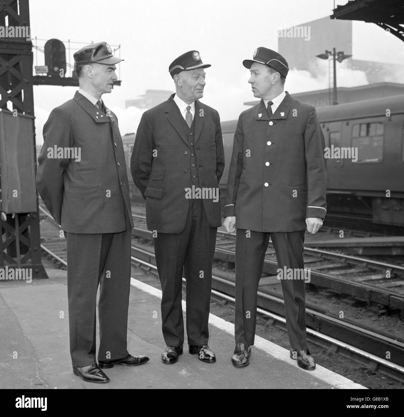 Trasporti - British Rail uniformi Foto Stock