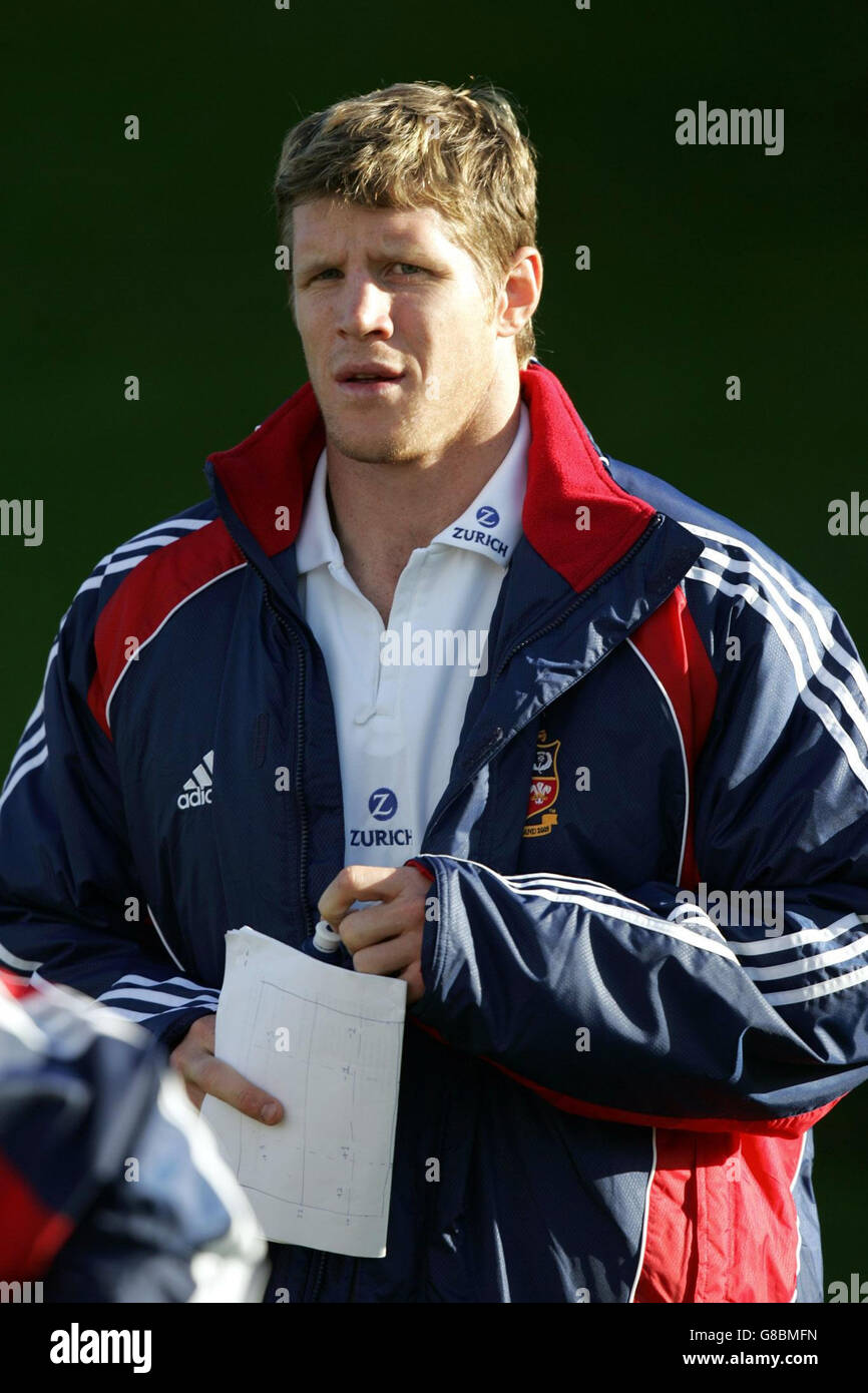 Rugby Union - Taranaki / British & Irish Lions - British & Irish Lions Training - Northshore. Il nuovo arrivo dei Lions britannici e irlandesi Simon Easterby. Foto Stock