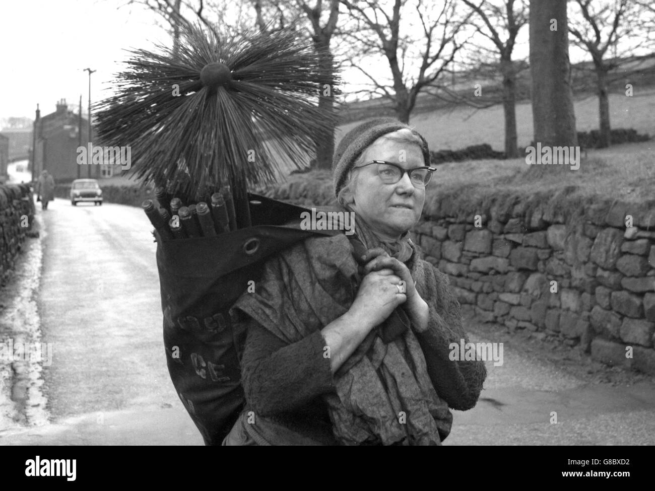 Occupazione - Femmina spazzacamino - Yorkshire Foto Stock