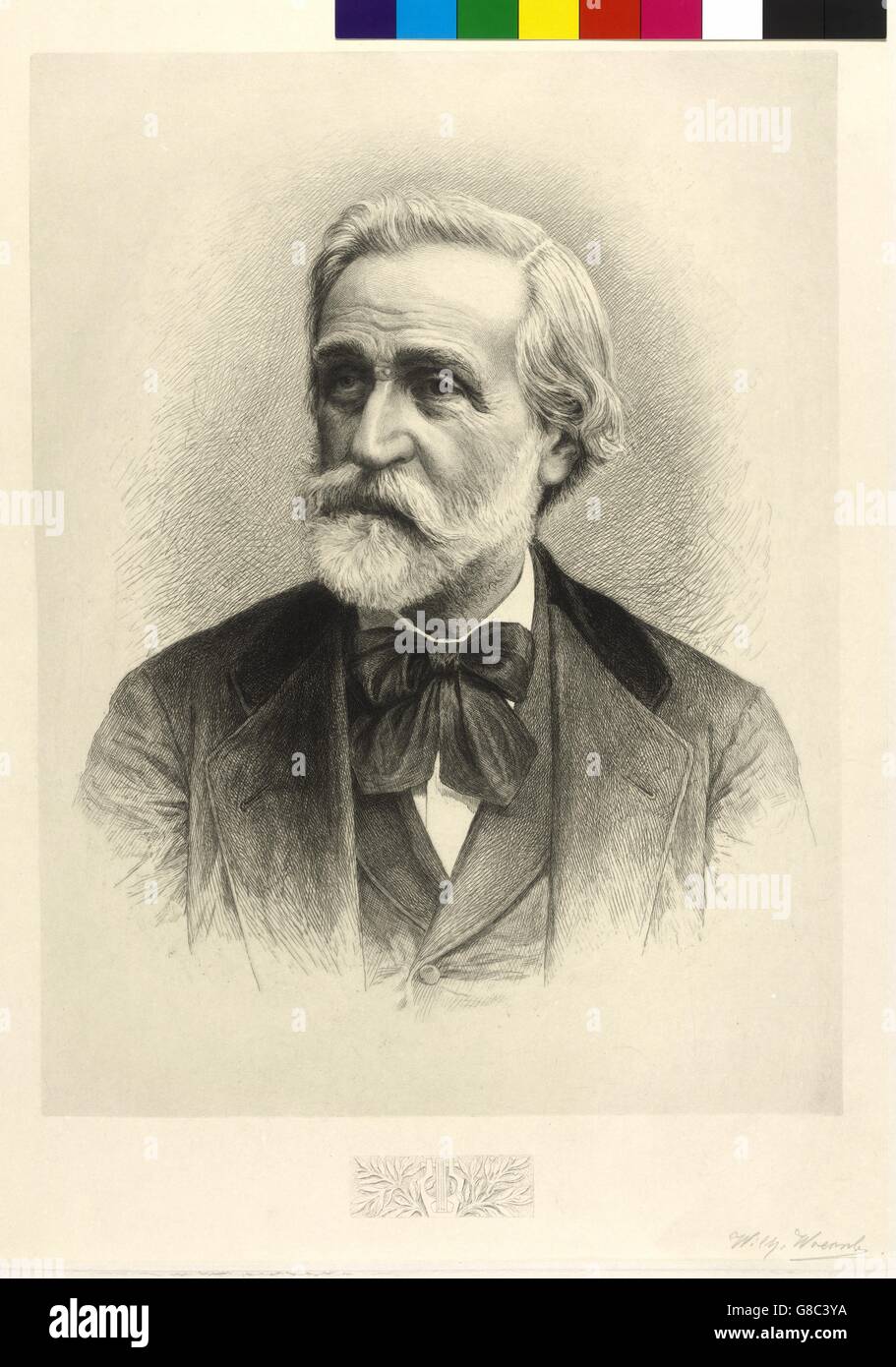 Verdi, Giuseppe Foto Stock