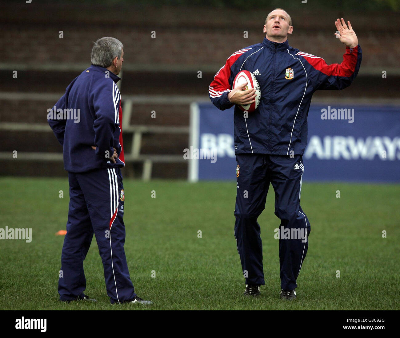 Rugby Union - British & Irish Lions - Sessione di formazione - Collegio di Cristo Foto Stock