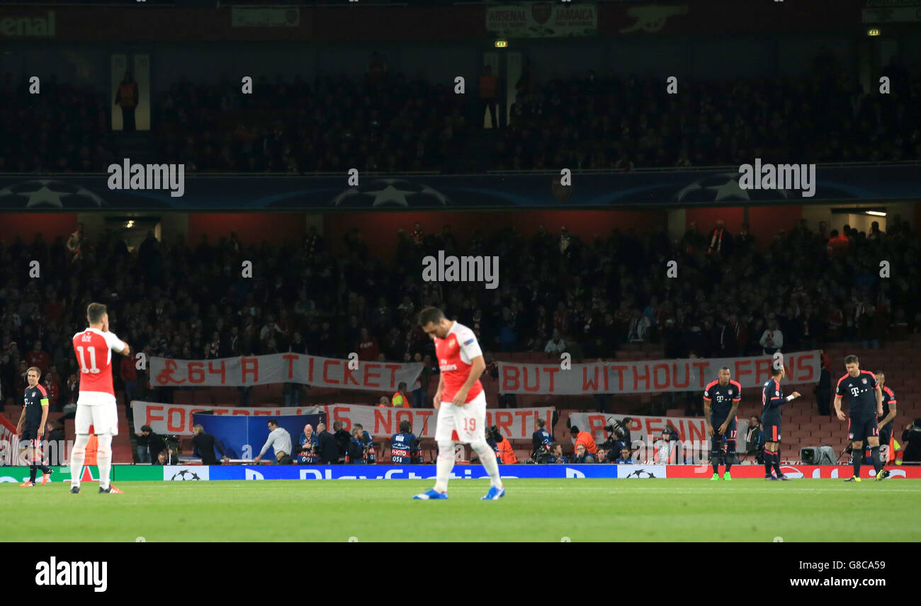 Calcio - UEFA Champions League - Gruppo F - Arsenal v Bayern Monaco - Emirates Stadium. 64 costo di un biglietto Foto Stock