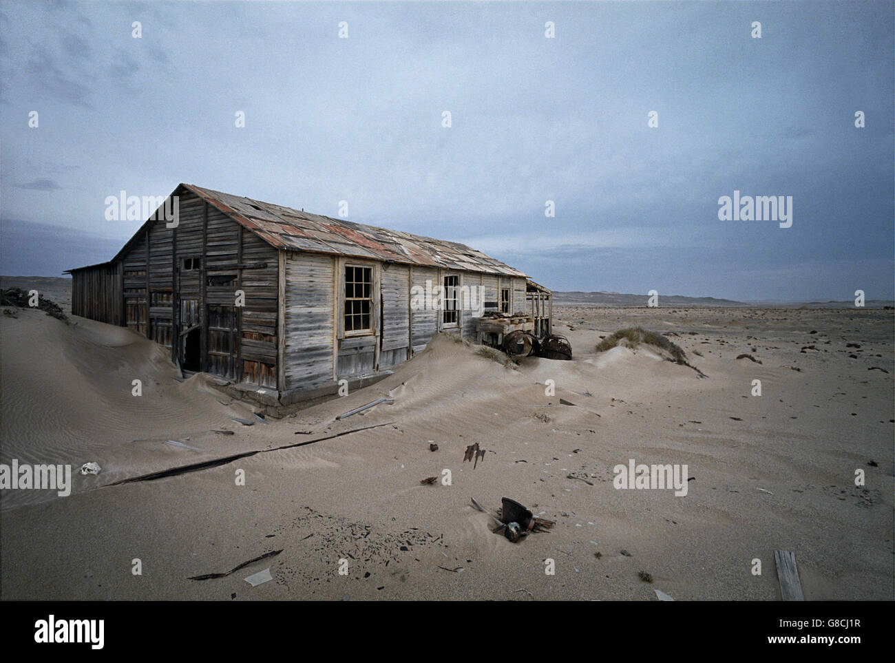 Ghost house, Elizabeth Bay, Namibia. Foto Stock