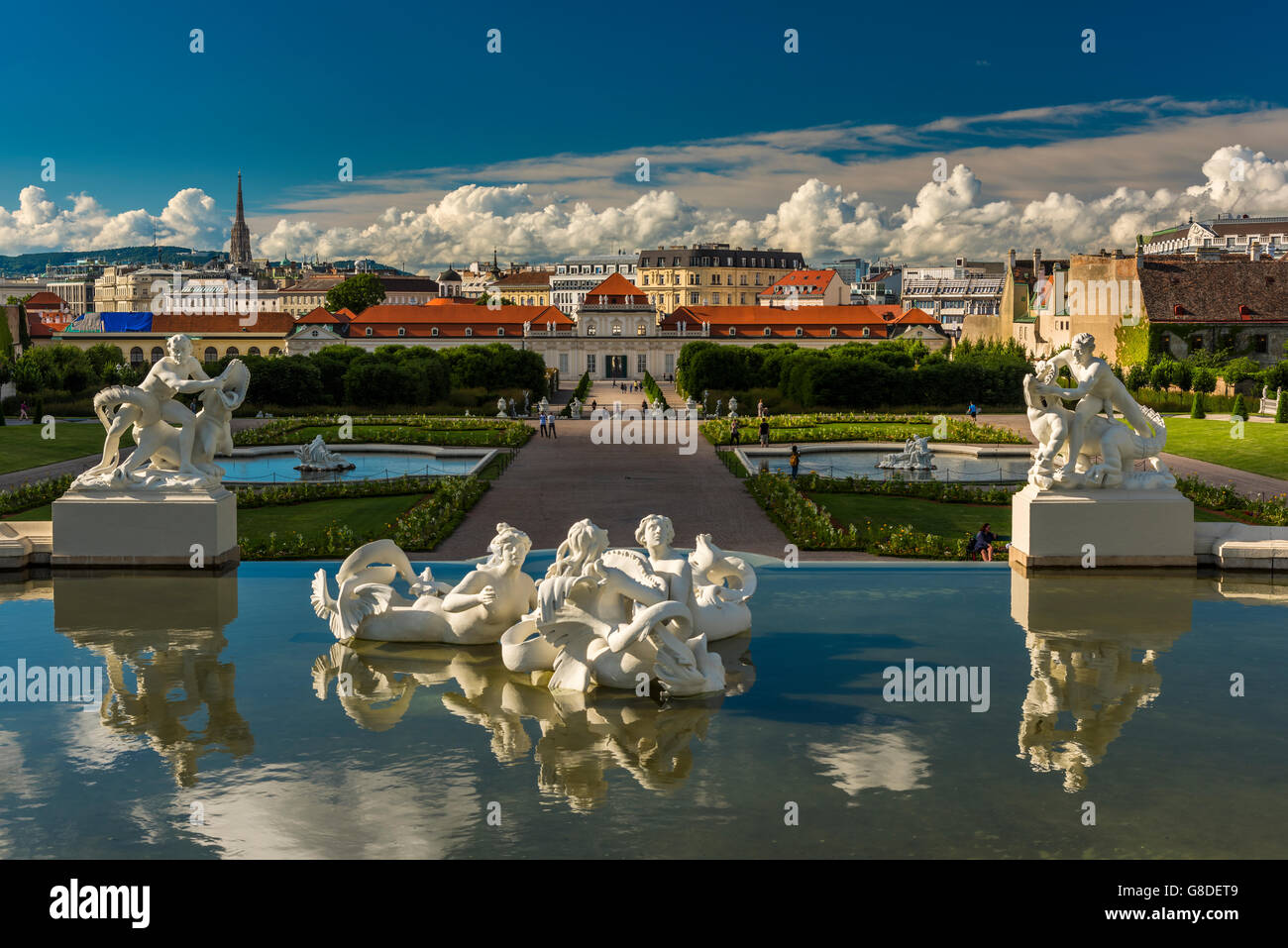 Belvedere superiore, Vienna, Austria Foto Stock