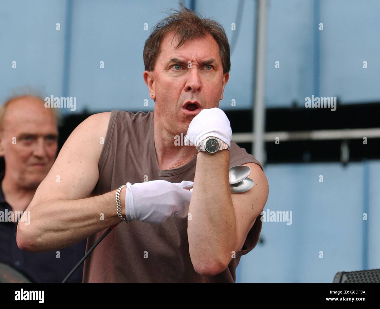 Nokia Isle of Wight Festival - Seaclose Park. Geoff Richardson della band Caravan. Foto Stock