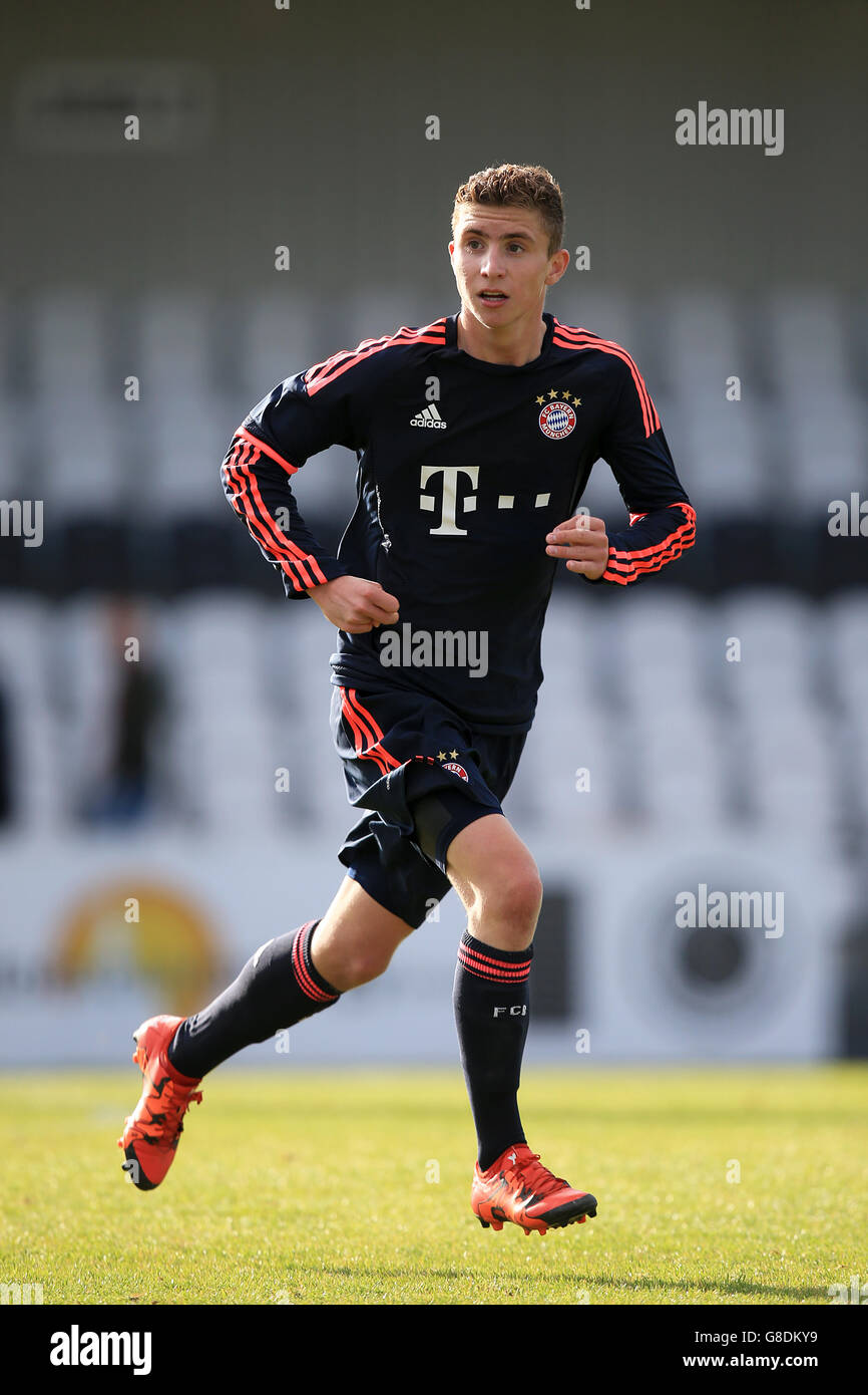 Soccer - UEFA Youth League - Gruppo F - Arsenal v Bayern Munich - Parco Prato Foto Stock