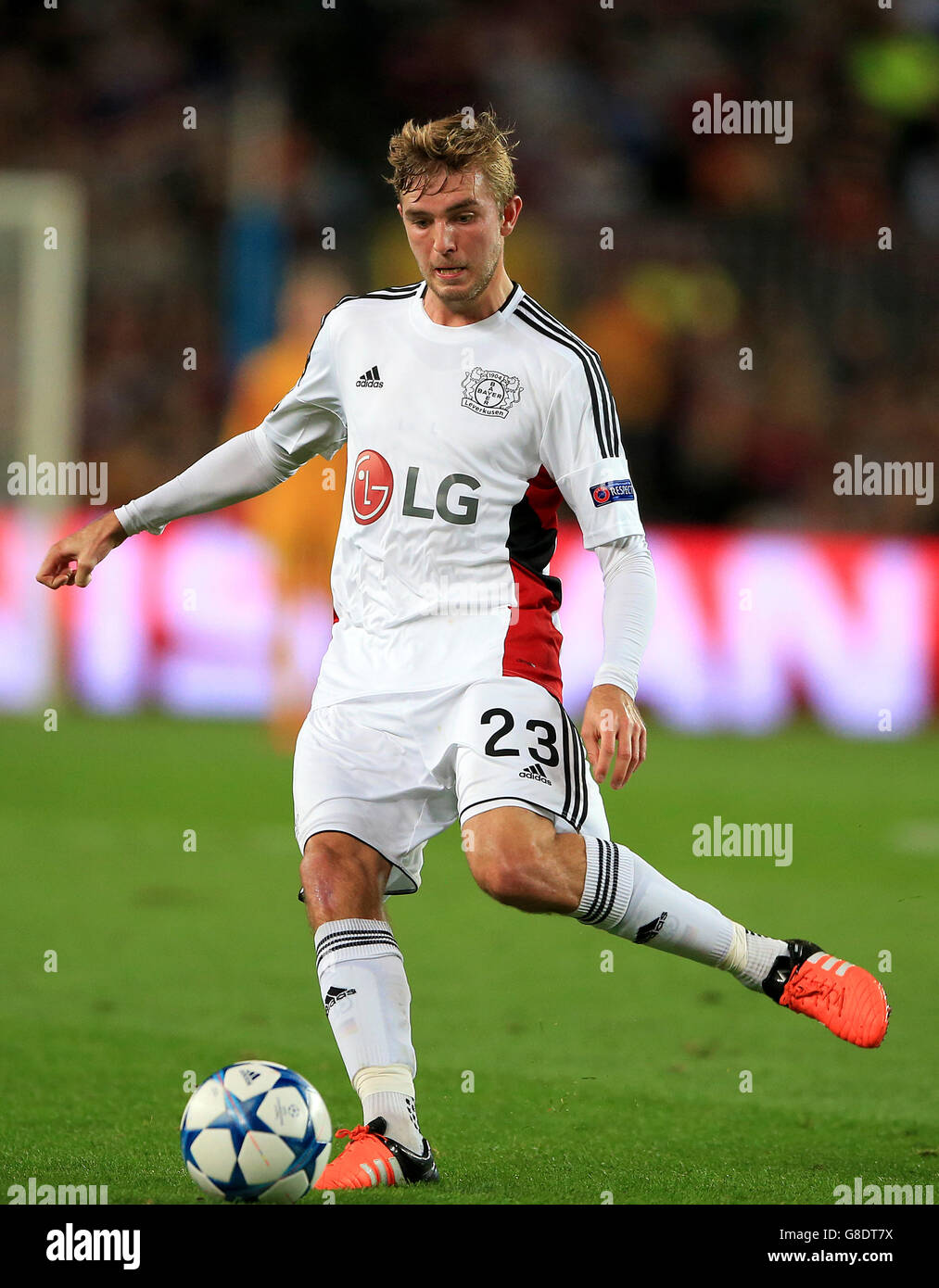 Calcio - UEFA Champions League - Gruppo e - Barcellona v Bayer Leverkusen - Nou Camp. Christoph Kramer, Bayer Leverkusen Foto Stock