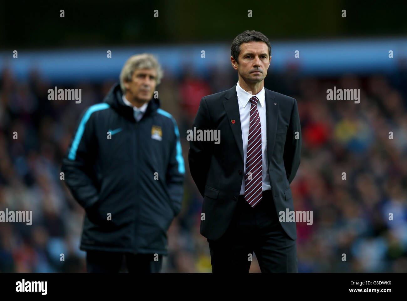 Calcio - Barclays Premier League - Aston Villa v Manchester City - Villa Park Foto Stock