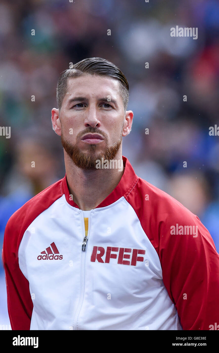 Sergio Ramos Garcia (Spagna) ; 27 giugno 2016 - CALCIO : Uefa euro