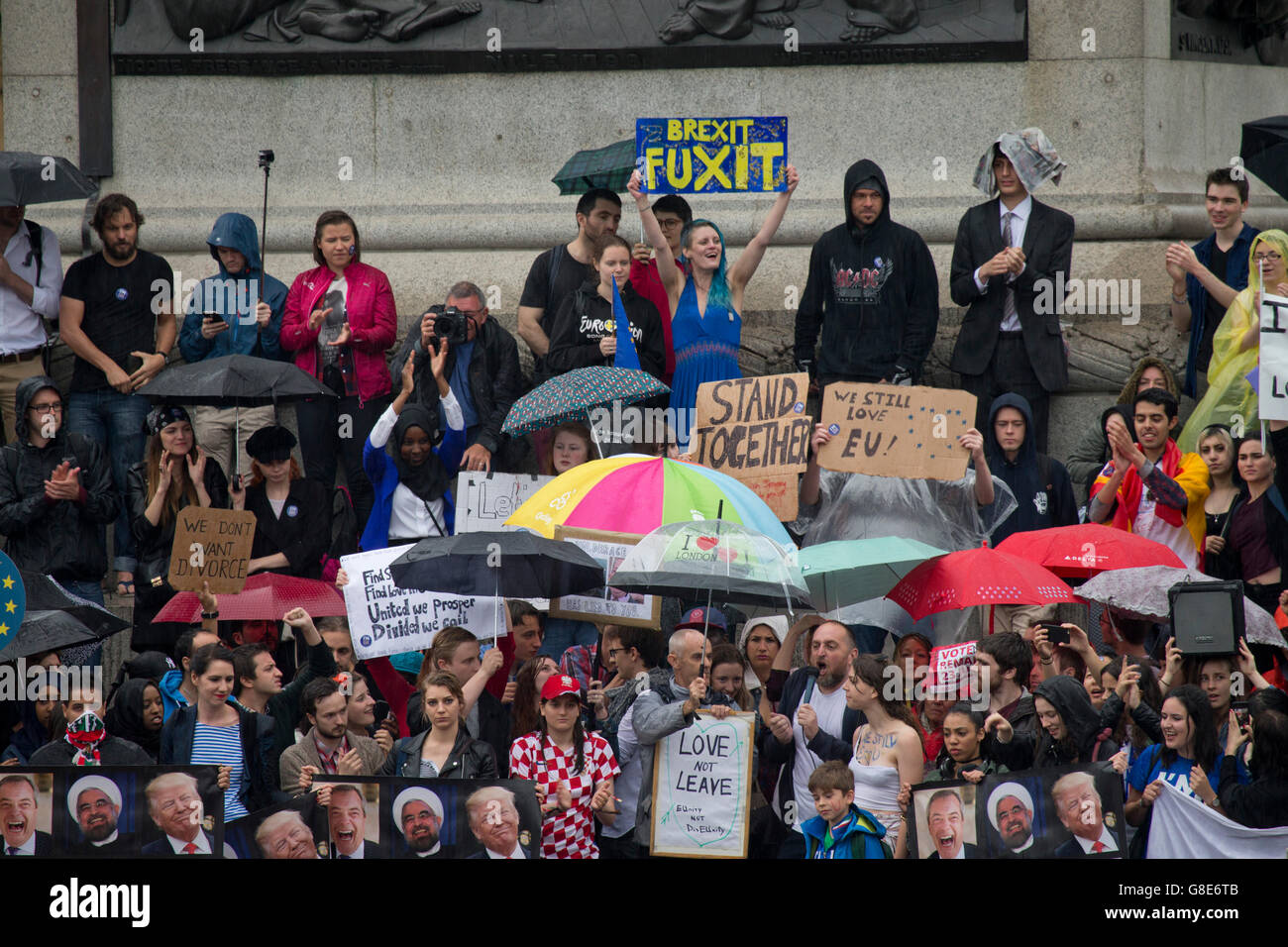 Londra, Regno Unito. Il 28 giugno, 2016. Anti- Brexit protesta, Londra Credito: Sebastian Remme/Alamy Live News Foto Stock