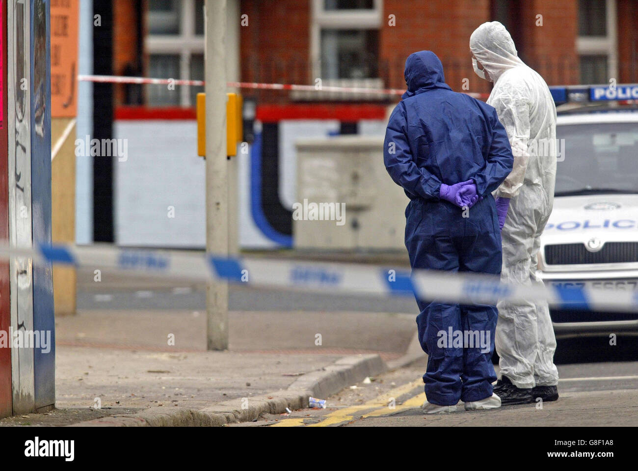 Riprese di Belfast Foto Stock