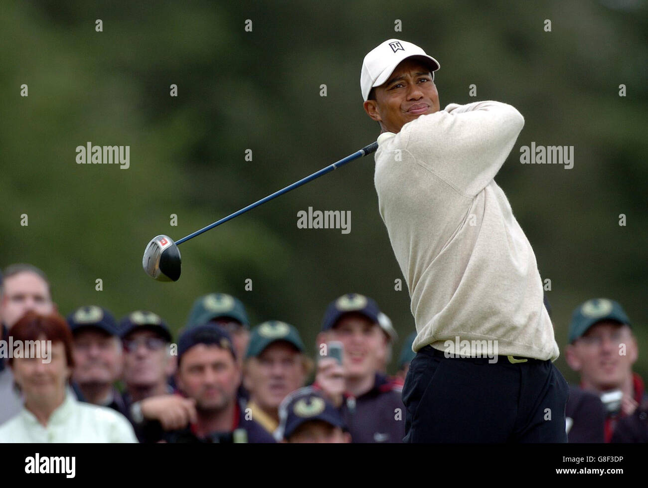 JP McManus Invitational Pro-Am - Adare Golf Club. USA Tiger Woods al secondo tee. Foto Stock