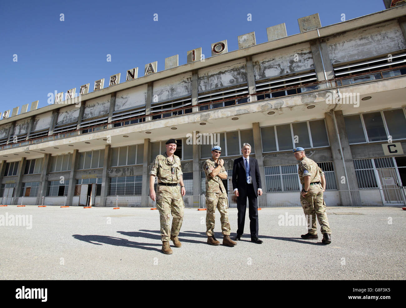 Philip Hammond Cipro visitare Foto Stock