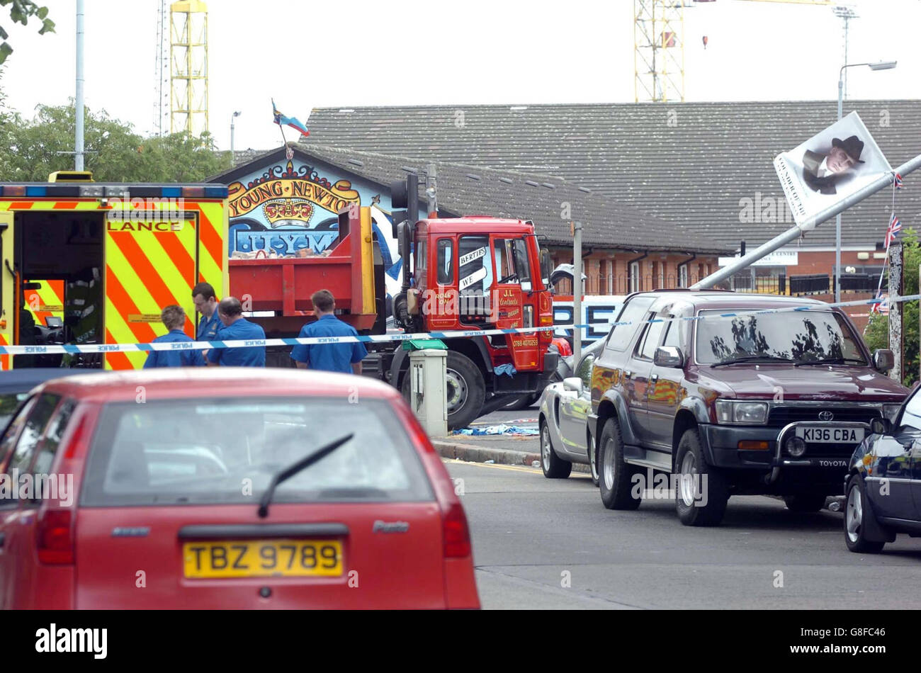 Riprese di Belfast Foto Stock