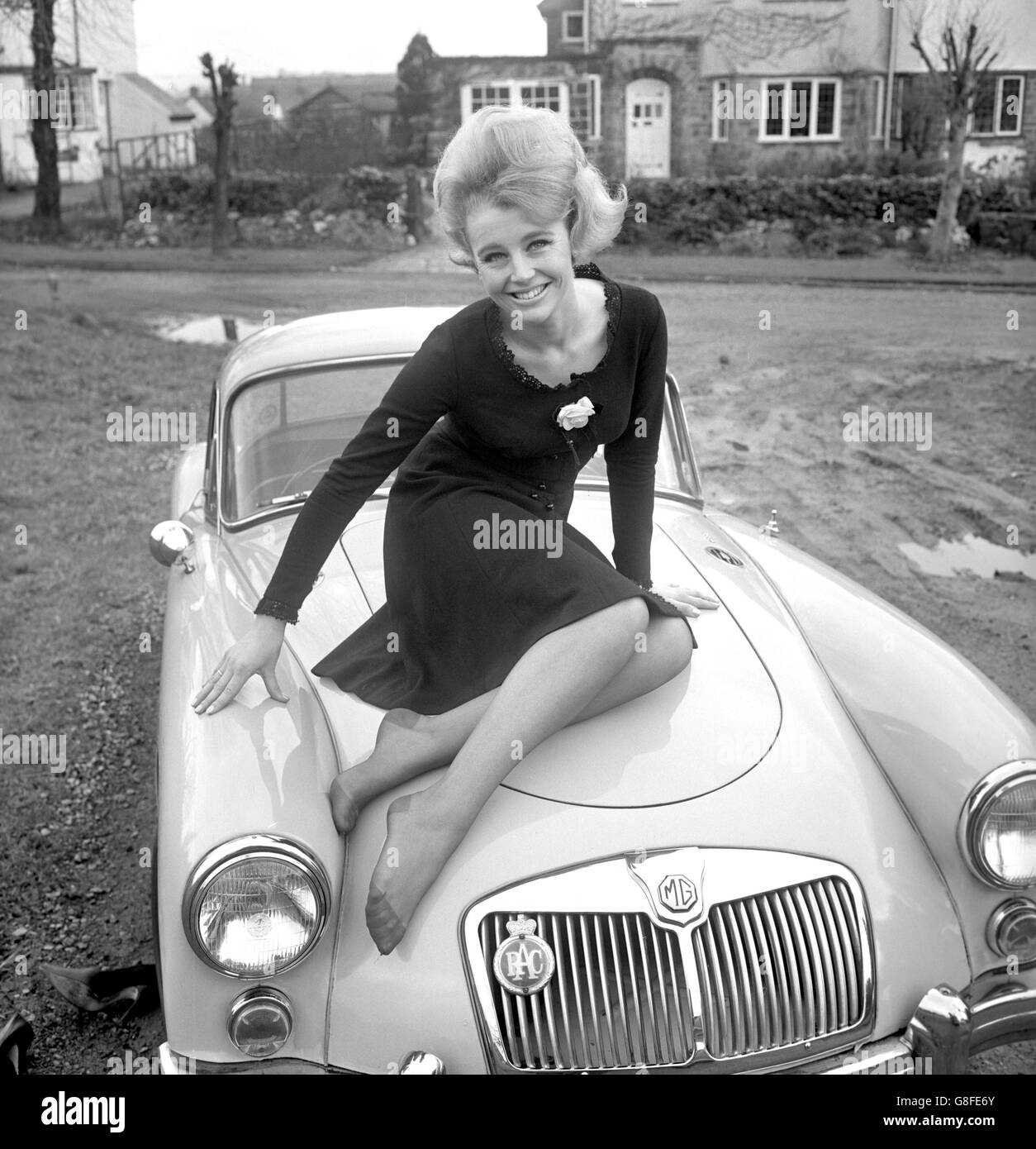 Concorso di bellezza concorrente - Yorkshire Foto Stock