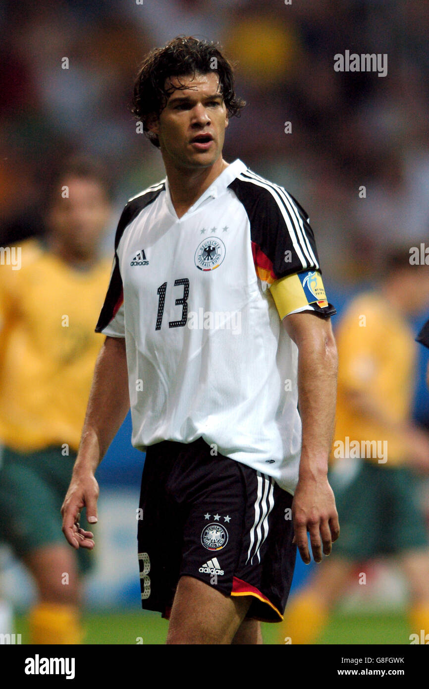 Calcio - FIFA Confederations Cup 2005 - Gruppo A - Germania / Australia - Waldstadion. Michael Ballack, Germania Foto Stock