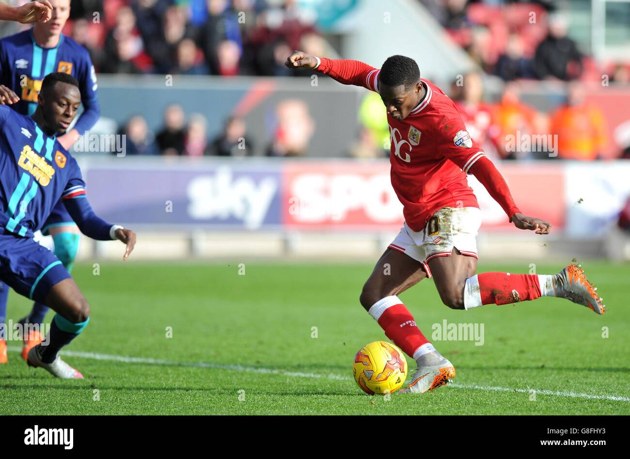 Bristol City v Hull City - Sky scommessa campionato - Ashton Gate Foto Stock