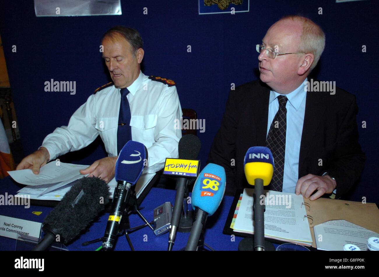 Conferenza stampa - Garda capo quarti, Phoenix Park Foto Stock