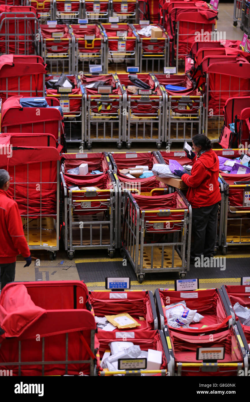 Royal Mail South Midlands Centro posta Foto Stock