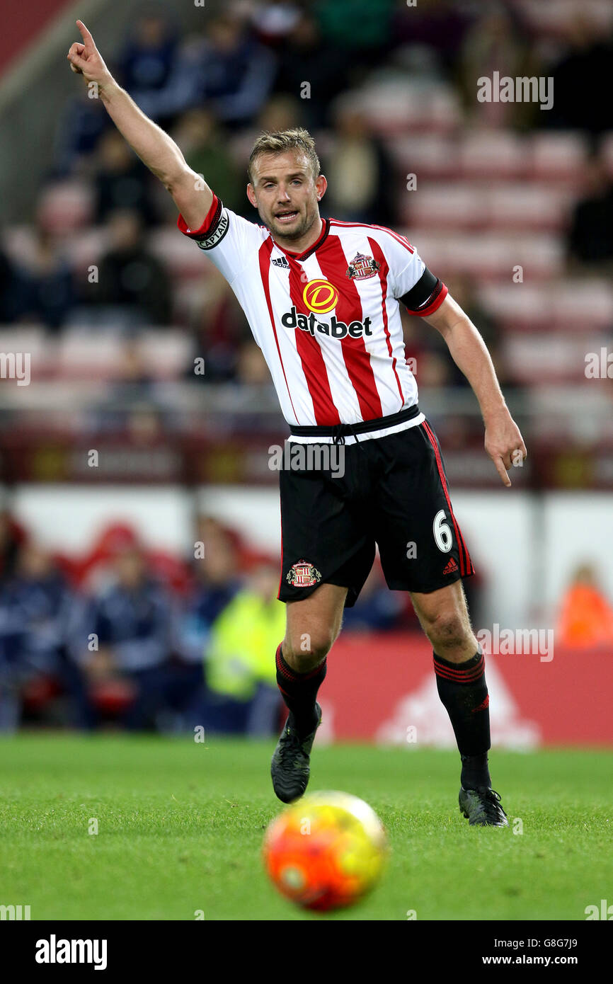 Sunderland / Stoke City - Barclays Premier League - Stadio di luce. Lee Cattermole di Sunderland Foto Stock