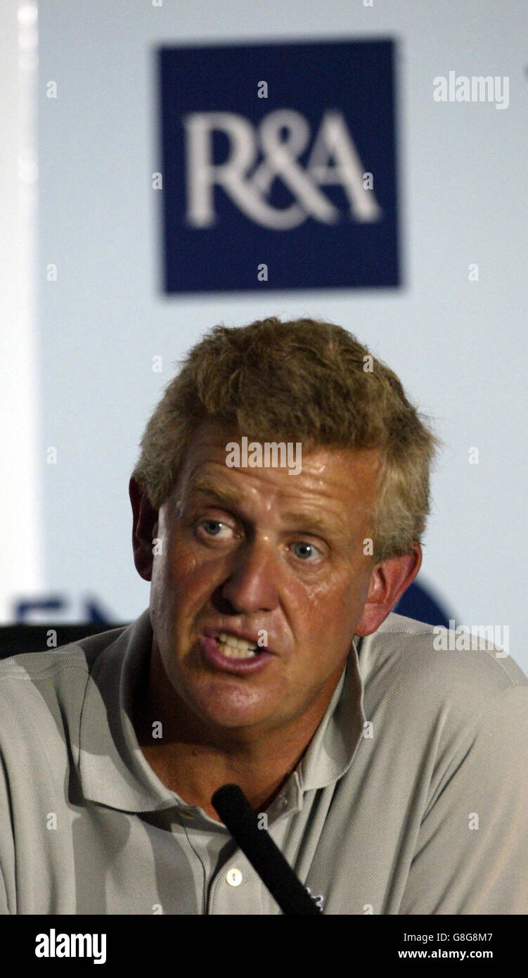 Golf - 134Open Championship 2005 - pratica rotonda - St Andrews Foto Stock