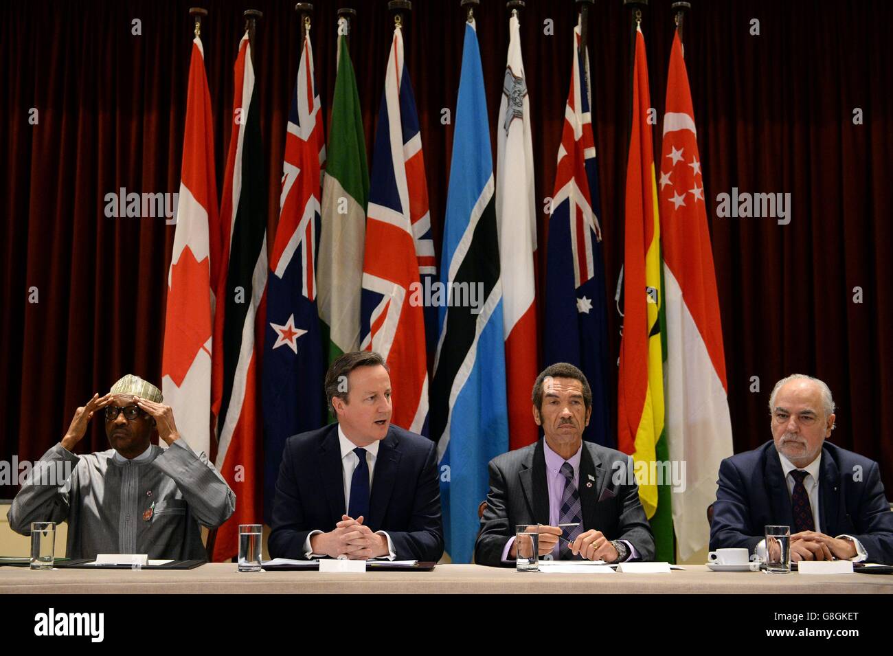Commonwealth riunione dei capi di Stato - Malta - Giorno 3 Foto Stock
