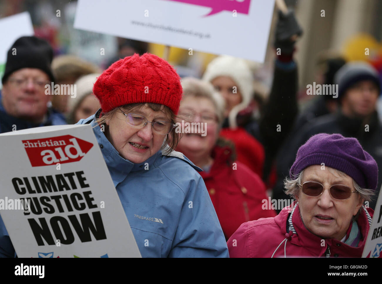 Il clima di marzo - Edinburgh Foto Stock